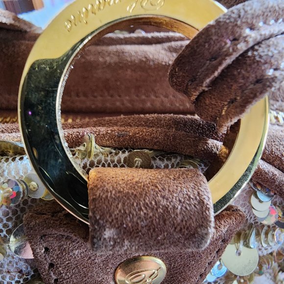 Blumarine Women Handbag Camel Color Leather - Picture 2 of 9